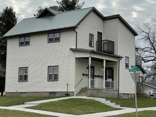 Building front corner